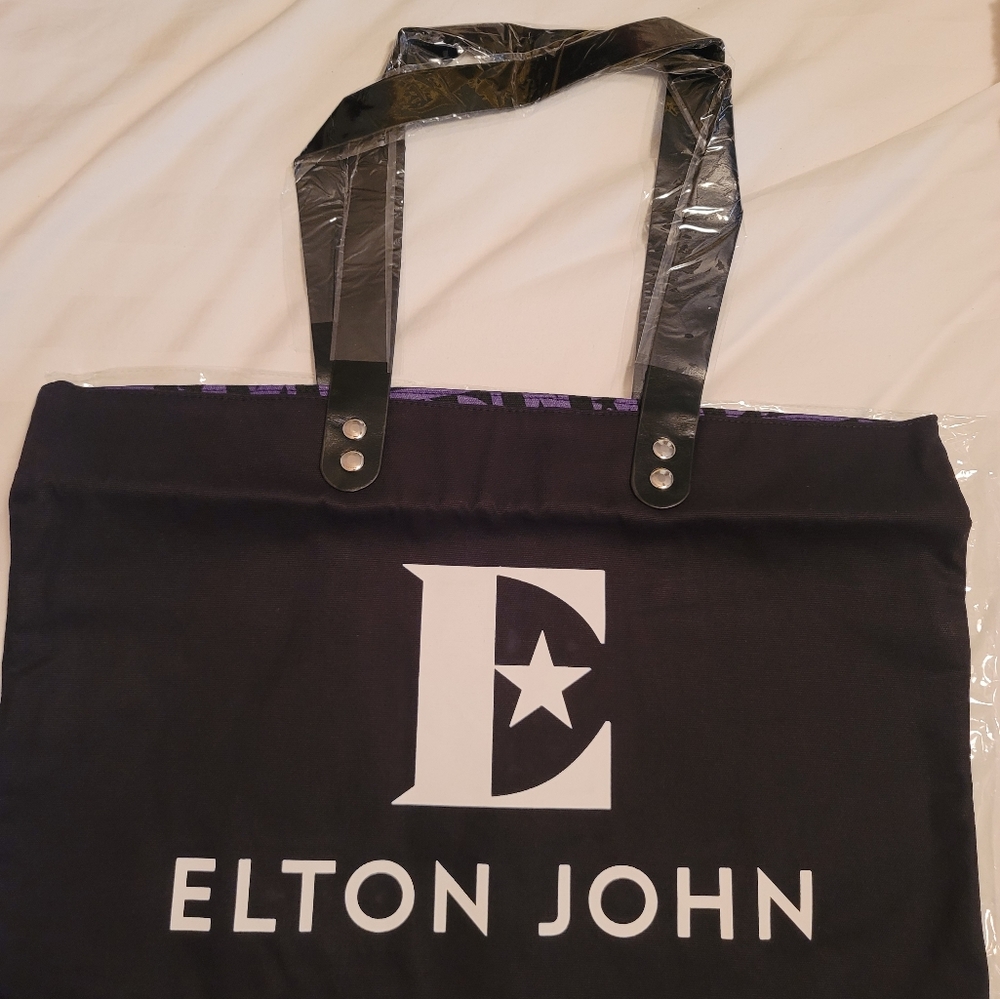 Elton John Farewell Yellow Brick Road Tour tote bag